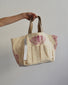 Borsa giardinaggio serigrafata a mano con farfalle