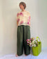 Pantalone morbido in puro lino