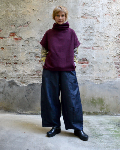 Pantalone largo con tasche